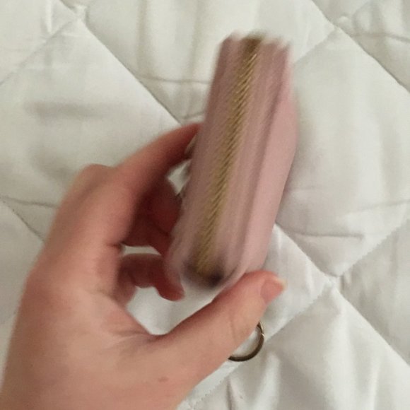 kate spade pink Hartley Lane Cassidy Letter Initial Wallet M nwot - Picture 7 of 13